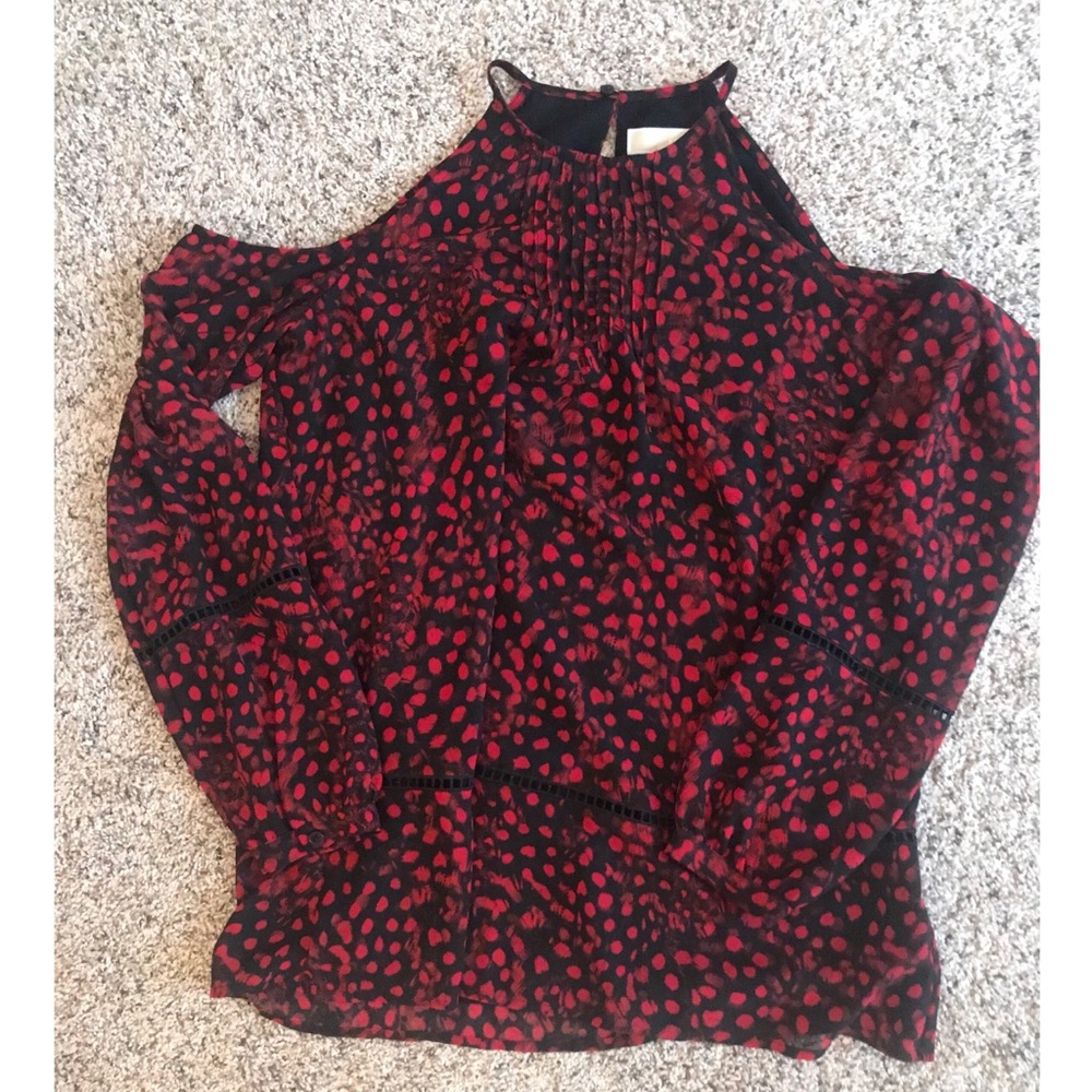 Michael Kors cold shoulder blouse
